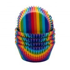 Muffin Cup - 408 - Rainbow (100 Pk)