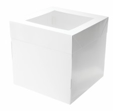 Cake Box - Tall - 14x14x12 - White