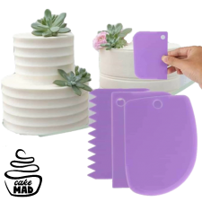 Cake Mad - Icing Scraper Set 3